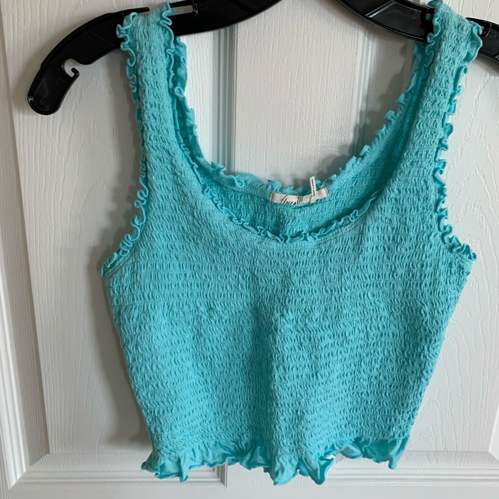 Smocked Crop Top